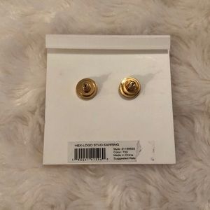 Tory Burch Jewelry - Tory Burch Hex Logo Studs Tory Burch Jewelry - Tory Burch Hex Logo Studs